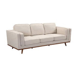 darrahopens Furniture > Sofas 3+2+1 Seater Sofa Beige Fabric Lounge Set for Living Room Couch with Wooden Frame
