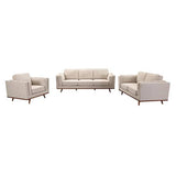 darrahopens Furniture > Sofas 3+2+1 Seater Sofa Beige Fabric Lounge Set for Living Room Couch with Wooden Frame