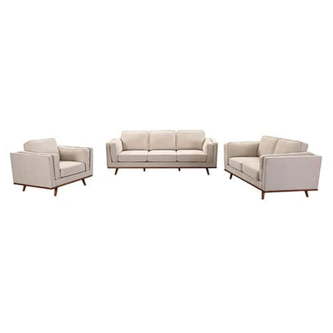 darrahopens Furniture > Sofas 3+2+1 Seater Sofa Beige Fabric Lounge Set for Living Room Couch with Wooden Frame
