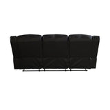 darrahopens Furniture > Sofas 3 Seater Recliner Sofa In Faux Leather Lounge Couch in Brown