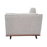 darrahopens Furniture > Sofas 3 Seater Sofa Beige Fabric Modern Lounge Set for Living Room Couch with Wooden Frame