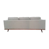 darrahopens Furniture > Sofas 3 Seater Sofa Beige Fabric Modern Lounge Set for Living Room Couch with Wooden Frame