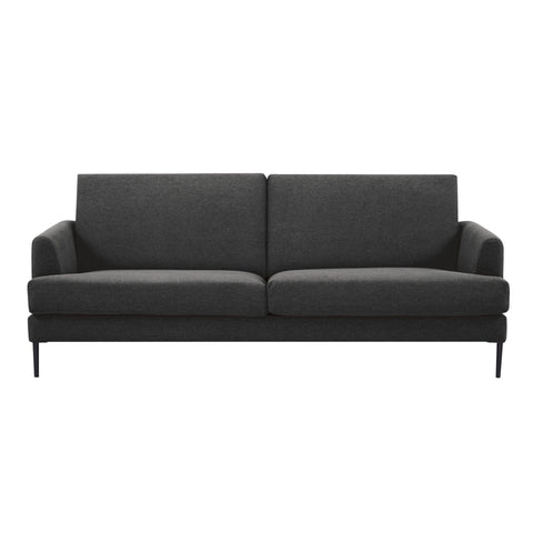 Darrahopens Furniture > Sofas Ariya 3 Seater Sofa Fabric Uplholstered Lounge Couch - Charcoal