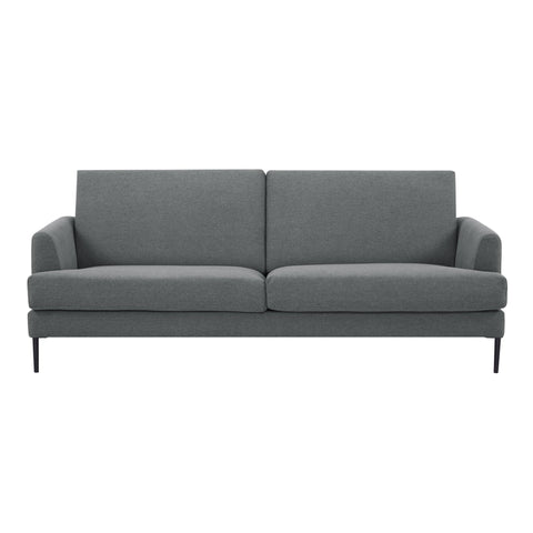 Darrahopens Furniture > Sofas Ariya 3 Seater Sofa Fabric Uplholstered Lounge Couch - Mid Grey