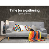darrahopens Furniture > Sofas Artiss 3 Seater Fabric Sofa Bed - Grey