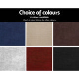 darrahopens Furniture > Sofas Artiss High Stretch Sofa Cover Couch Lounge Protector Slipcovers 3 Seater Grey