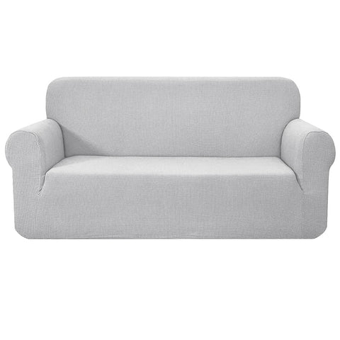 darrahopens Furniture > Sofas Artiss High Stretch Sofa Cover Couch Lounge Protector Slipcovers 3 Seater Grey