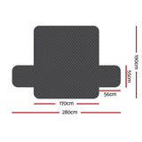 Darrahopens Furniture > Sofas Artiss Sofa Cover Quilted Couch Covers 100% Water Resistant 3 Seater Dark Grey