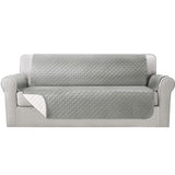 Darrahopens Furniture > Sofas Artiss Sofa Cover Quilted Couch Covers 100% Water Resistant 4 Seater Grey