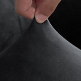 Darrahopens Furniture > Sofas Artiss Velvet Sofa Cover Plush Couch Cover Lounge Slipcover 3 Seater Black