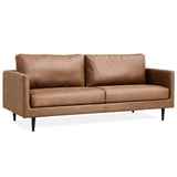 Darrahopens Furniture > Sofas Athena 2 + 3 Seater Sofa Fabric Uplholstered Lounge Couch - Saddle