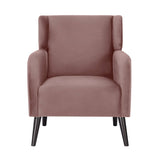 Darrahopens Furniture > Sofas Bianca Accent Sofa Arm Chair Fabric Uplholstered Lounge Couch - Pink