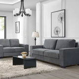 Darrahopens Furniture > Sofas Brooks 3 Seater Fabric Sofa Elephant Grey