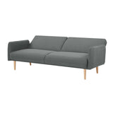 Darrahopens Furniture > Sofas Celia 3 Seater Sofa Queen Bed Fabric Uplholstered Lounge Couch - Mid Grey