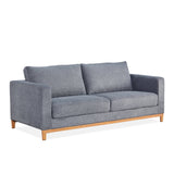 Darrahopens Furniture > Sofas Emily 2 Seater Sofa Fabric Uplholstered Lounge Couch Grey