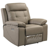 Darrahopens Furniture > Sofas Kingsman 3+2+1 Seater Electric Recliner Sofa Genuine Leather Home Theater Lounge