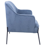 Darrahopens Furniture > Sofas Leah Fabric Armchair Occasional Accent Arm Chair Blue