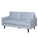 Darrahopens Furniture > Sofas Lexi 2.5 Seater Sofa Fabric Uplholstered Lounge Couch - Light Blue