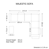 darrahopens Furniture > Sofas Lounge Set Luxurious 6 Seater Faux Leather Corner Sofa Living Room Couch in Black with 2x Ottomans