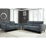 Darrahopens Furniture > Sofas Monarch 2 Seater Sofa Fabric Uplholstered Lounge Couch - Charcoal