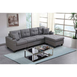 Darrahopens Furniture > Sofas MONTANA REVERSIBLE SOFA COUCH SUITE MODULAR CORNER 4 SEATER SET SECTIONAL - DARK