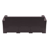 Darrahopens Furniture > Sofas Mykonos Lounge Sofa XL - Silver Grey