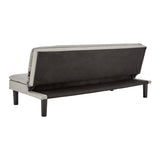 Darrahopens Furniture > Sofas Sarantino 3 Seater Modular Faux Linen Fabric Sofa Bed Couch Light Grey