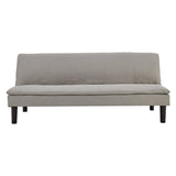 Darrahopens Furniture > Sofas Sarantino 3 Seater Modular Faux Linen Fabric Sofa Bed Couch Light Grey