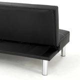 Darrahopens Furniture > Sofas Sarantino Chelsea Sofa Bed Faux Leather Lounge Couch Futon Furniture Modular Suite