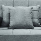 Darrahopens Furniture > Sofas Sarantino Suri 3-in-1 Convertible Sofa Chair Bed -  Airforce Blue