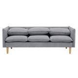 Darrahopens Furniture > Sofas Sinatra 2 + 3 Seater Fabric Sofa Lounge Couch Grey