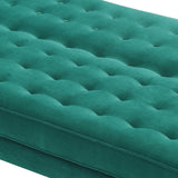 darrahopens Furniture > Sofas Sofa Bed 3 Seater Button Tufted Lounge Set for Living Room Couch in Velvet Green Colour