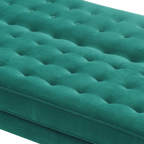 darrahopens Furniture > Sofas Sofa Bed 3 Seater Button Tufted Lounge Set for Living Room Couch in Velvet Green Colour