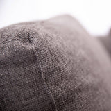 Darrahopens Furniture > Sofas Sunshine Single Sofa Love Chair Fabric Swivel Armchair Ottoman Set - Grey