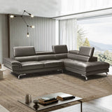 Darrahopens Furniture > Sofas Vienna Sofa Faux Leather 5 Seater Grey