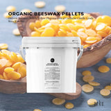 Darrahopens Gift & Novelty 2.5Kg Tub Organic Beeswax Pellets Pharmaceutical Cosmetic Candle Yellow Bees Wax