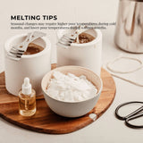 Darrahopens Gift & Novelty 2Kg Golden 464 Soy Wax Flakes - 100% Pure Natural DIY Candle Melts Chips