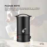 Darrahopens Gift & Novelty 8L Candle Wax Heater Black With Tap - Soy Wax Melter Candle Making Electric