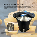 Darrahopens Gift & Novelty 8L Candle Wax Heater Black With Tap - Soy Wax Melter Candle Making Electric