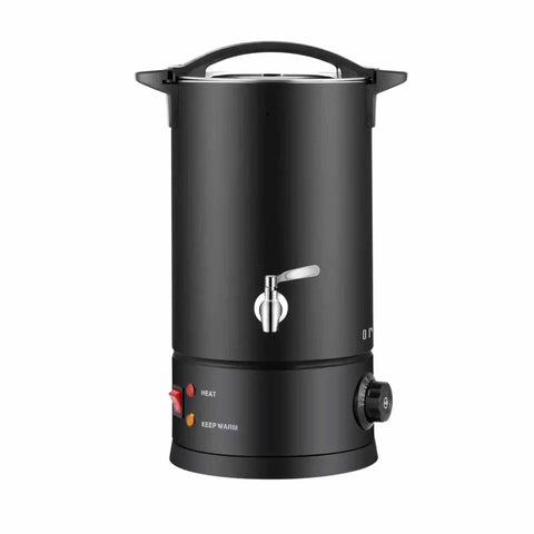 Darrahopens Gift & Novelty 8L Candle Wax Heater Black With Tap - Soy Wax Melter Candle Making Electric