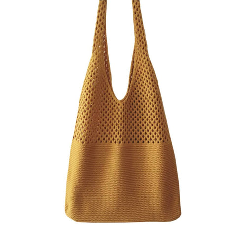 darrahopens Gift & Novelty > Bags Boho Retro Shopping Bag-Mustard