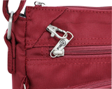 Darrahopens Gift & Novelty > Bags FIB Mens Crossbody Bag Satchel Adjustable Shoulder Strap Travel - Burgundy