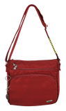 Darrahopens Gift & Novelty > Bags FIB Mens Crossbody Bag Satchel Adjustable Shoulder Strap Travel - Burgundy