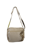 Darrahopens Gift & Novelty > Bags FIB Mens Crossbody Shoulder Bag Travel Satchel Adjustable Strap - Sand