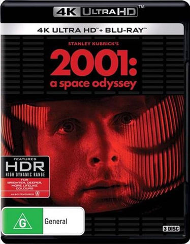 Darrahopens Gift & Novelty > DVDs. CDs and Blurays 2001 - A Space Odyssey UHD