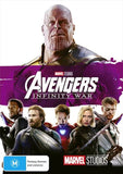 Darrahopens Gift & Novelty > DVDs. CDs and Blurays Avengers - Infinity War DVD