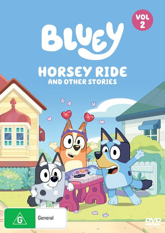 Darrahopens Gift & Novelty > DVDs. CDs and Blurays Bluey - Horsey Ride And Other Stories - Vol 2 DVD