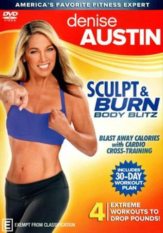 Darrahopens Gift & Novelty > DVDs. CDs and Blurays Denise Austin: Sculpt & Burn Body Blitz DVD