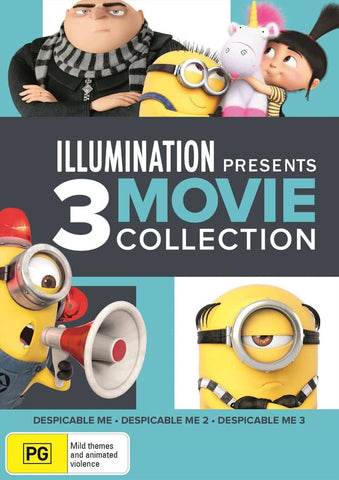 Darrahopens Gift & Novelty > DVDs. CDs and Blurays Despicable Me - 1, 2 And 3 DVD