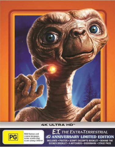 Darrahopens Gift & Novelty > DVDs. CDs and Blurays E.T. The Extra Terrestrial 40th Anniversary (Limited Edition) UHD